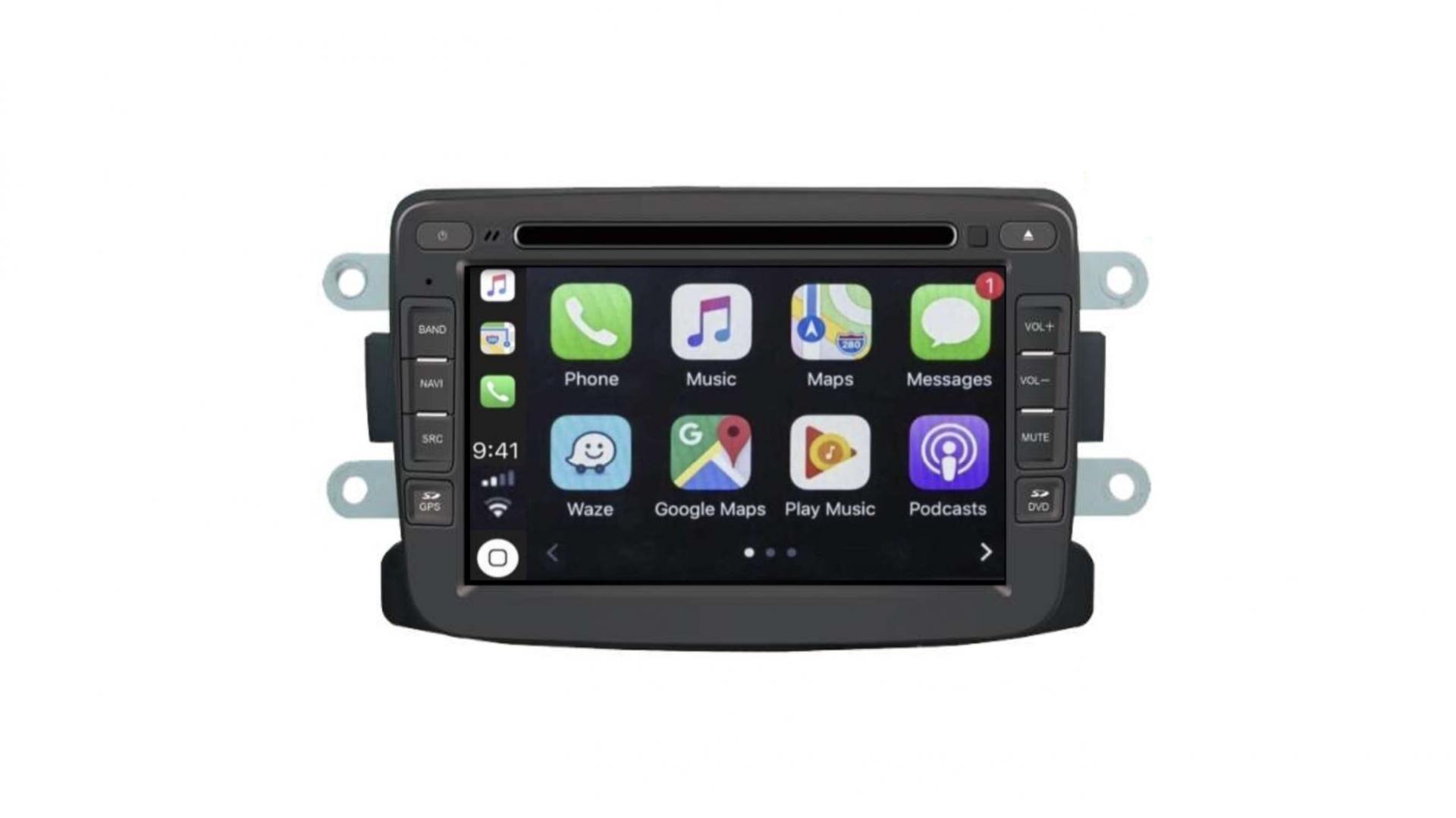 7 Autoradio GPS Navi für Dacia Duster Sandero Lodgy Dokker Logan Renault  Captur