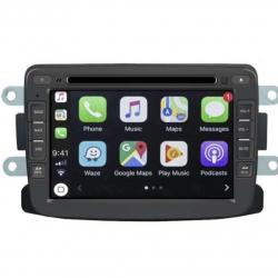 Autoradio tactile GPS Bluetooth Android & Apple Carplay Renault Dacia,Duster,Dokker,Captur,Lodgy,Logan et Sandero + caméra de recul