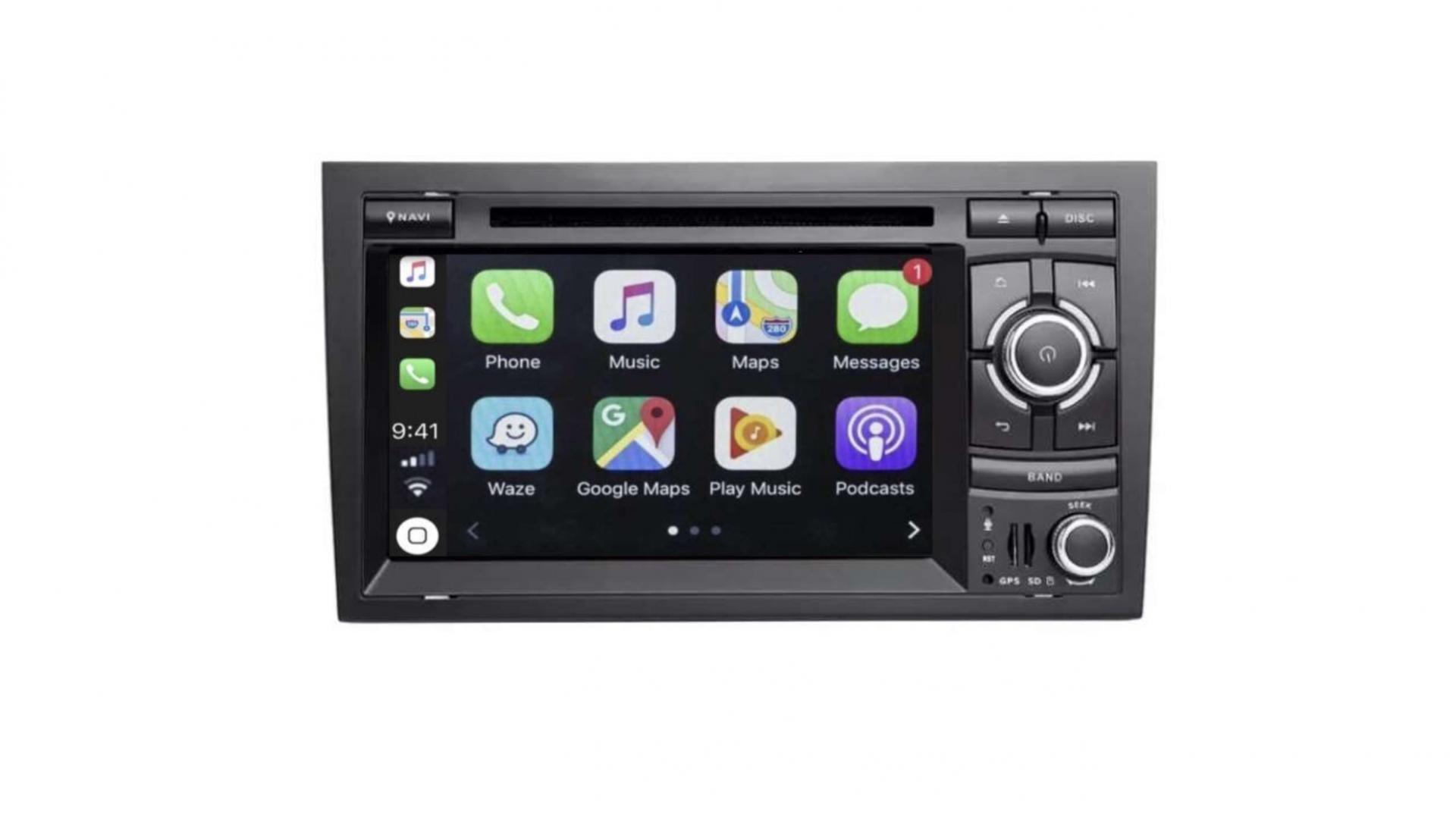 GPS Carplay & Android Auto filaire pour autoradio dernière génération