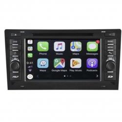 Autoradio tactile GPS Bluetooth Android & Apple Carplay Audi A8 et S8 de 1994 à 2003 + caméra de recul