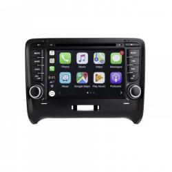 Autoradio GPS écran avec boutons classique Bluetooth Android & Apple Carplay Android Audi TT, TTRS + caméra de recul