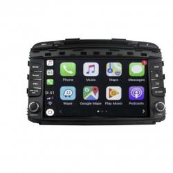 Autoradio tactile GPS Bluetooth Android & Apple Carplay Kia Sorento à partir de 2015 + caméra de recul