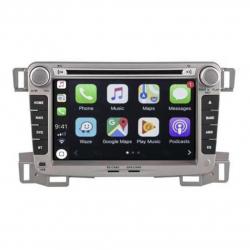 Autoradio tactile GPS Bluetooth Android & Apple Carplay Chevrolet Sail de 2009 à 2013 + caméra de recul