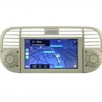 Autoradio androi d auto carplay gps bluetooth fiat 500 gris 3