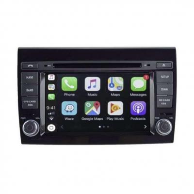 Autoradio GPS écran tactile avec boutons classique Bluetooth Android & Apple Carplay Fiat Bravo à partir de 2007 + caméra de recul