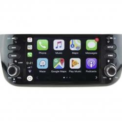 Autoradio tactile GPS Bluetooth Android & Apple Carplay Fiat Punto Evo et Linea à partir de 2009 + caméra de recul