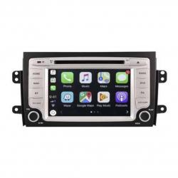 Autoradio GPS écran tactile avec boutons classique Bluetooth Android & Apple Carplay Fiat Sedici de 2006 à 2012 + caméra de recul