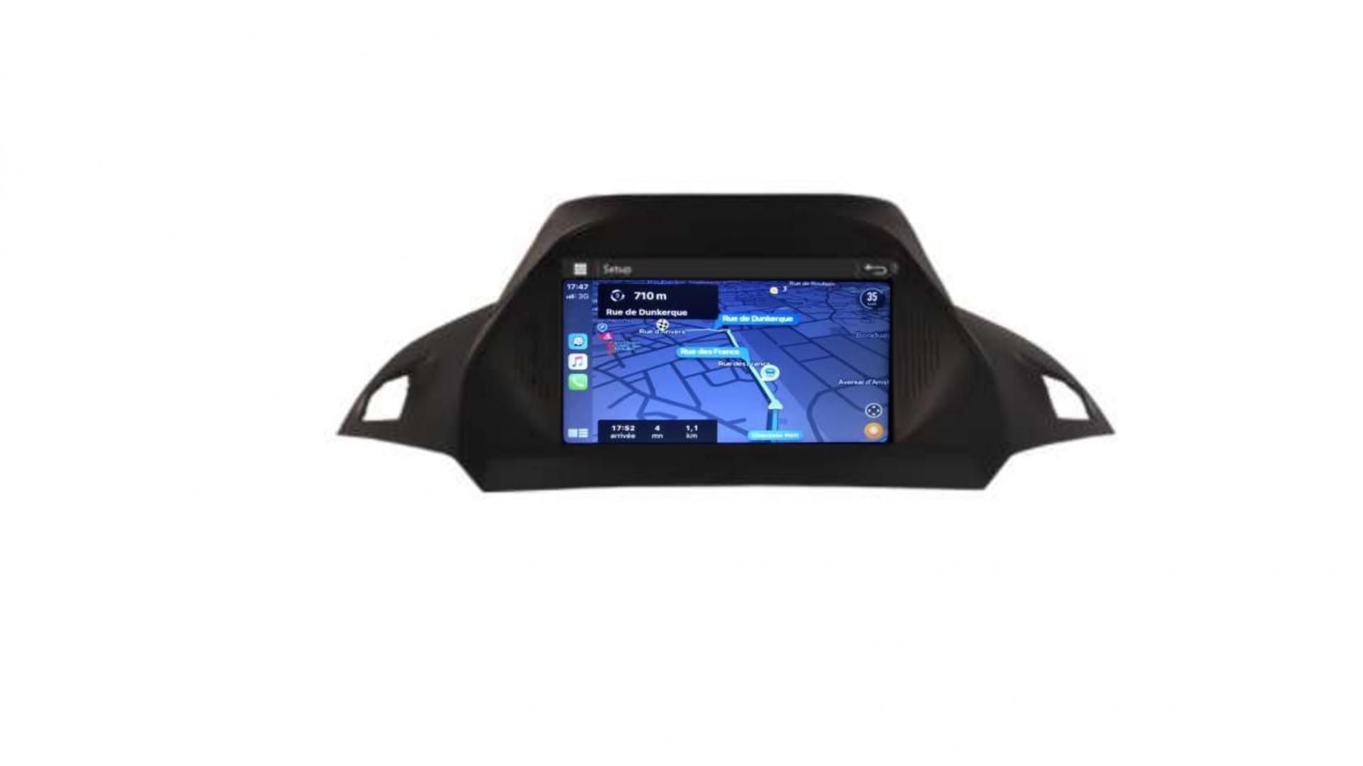 Autoradio androi d auto carplay gps bluetooth ford c max depuis 2010 et kuga depuis 2013 3