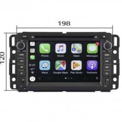 Autoradio tactile GPS Bluetooth Android & Apple Carplay GMC Yukon,Suburban,Tahoe,Sierra,Silverado,Avalanche,Bravada et Acadia