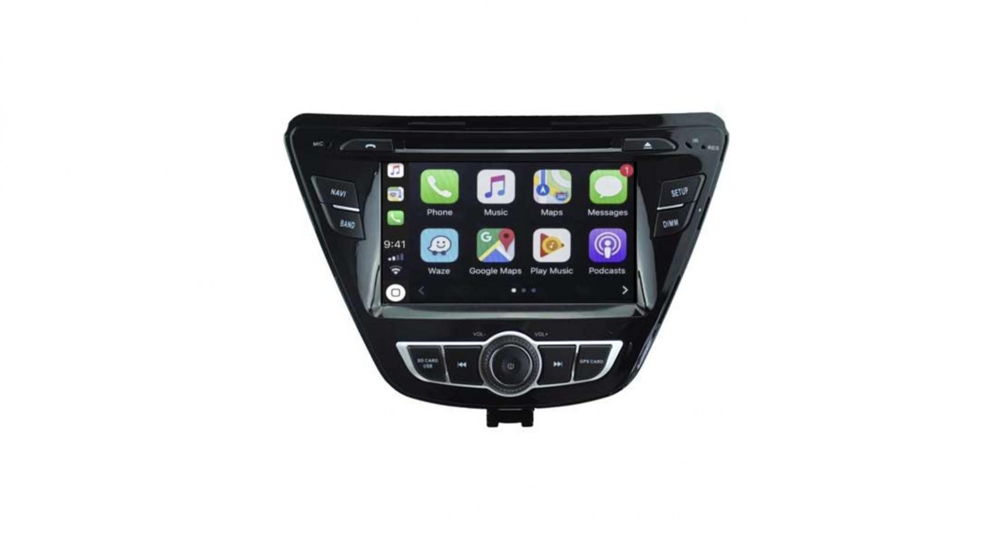 Autoradio androi d auto carplay gps bluetooth hyundai elantra avante 2014 2015 1