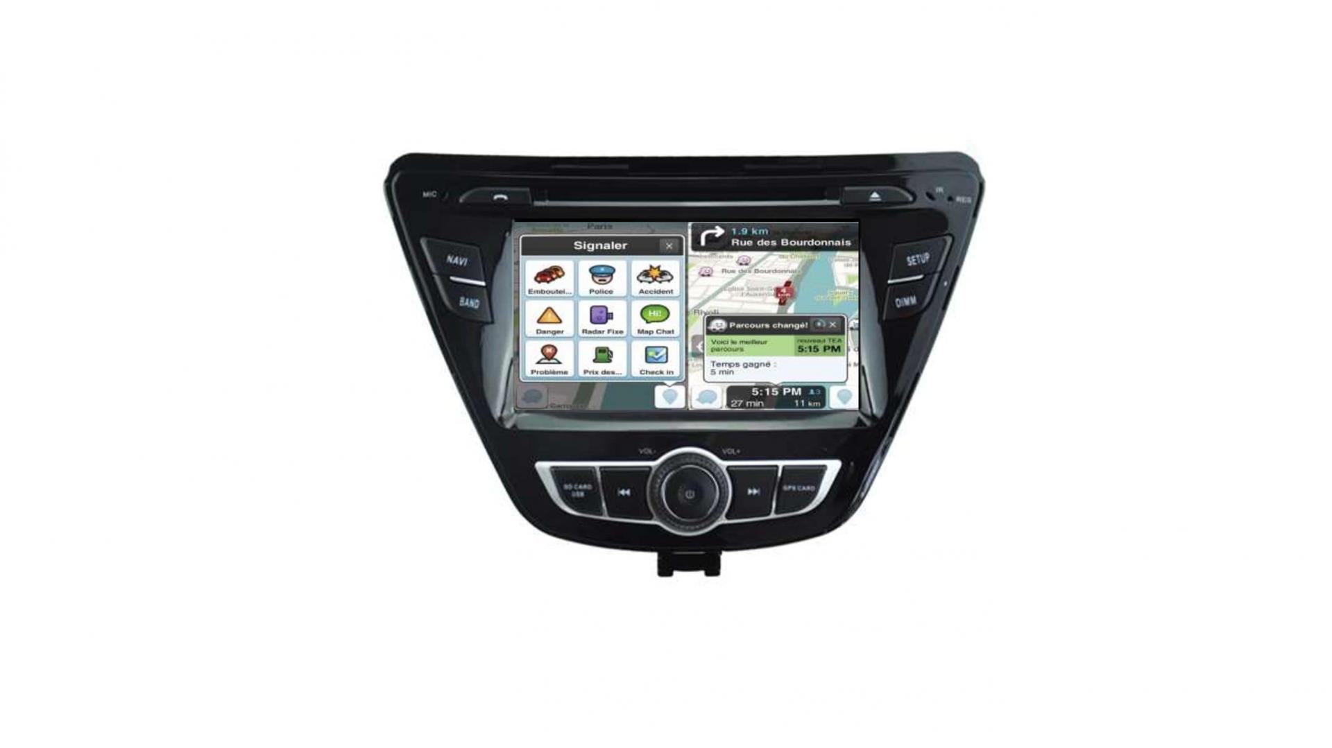 Autoradio androi d auto carplay gps bluetooth hyundai elantra avante 2014 2015 4