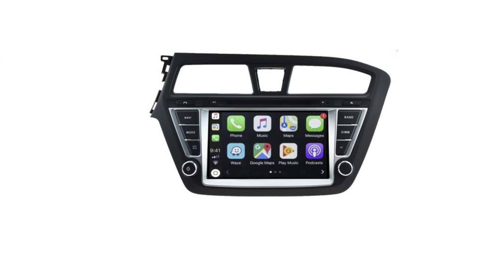 Autoradio androi d auto carplay gps bluetooth hyundai i20 depuis 2015 1