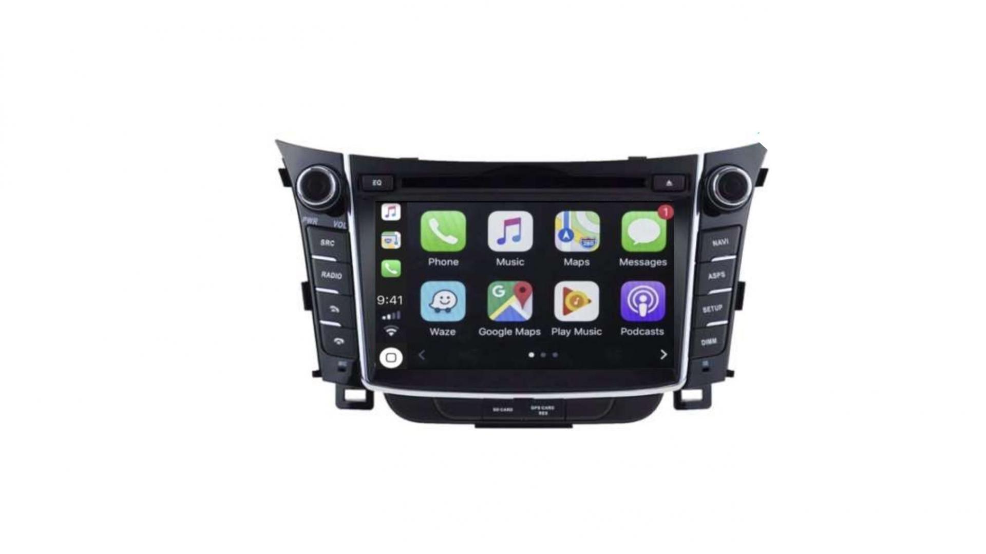 Autoradio androi d auto carplay gps bluetooth hyundai i30 depuis 2013 1