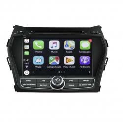 Autoradio tactile GPS Bluetooth Android & Apple Carplay Hyundai IX45 Sante Fe à partir de 2013 + caméra de recul