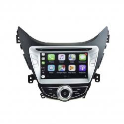 Autoradio tactile GPS Bluetooth Android & Apple Carplay Hyundai New Avante I35 de 2010 à 2013 + caméra de recul