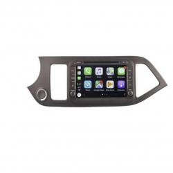 Autoradio tactile GPS Bluetooth Android & Apple Carplay Kia Picanto et Morning + caméra de recul