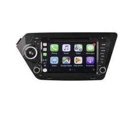 Autoradio tactile GPS Bluetooth Android & Apple Carplay Kia Rio et K2 de 2011 à 2013 + caméra de recul