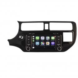 Autoradio tactile GPS Bluetooth Android & Apple Carplay Kia Rio et K3 de 2011 à 2013 + caméra de recul