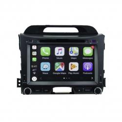 Autoradio tactile GPS Bluetooth Android & Apple Carplay Kia Sportage de 2010 à 2016 + caméra de recul