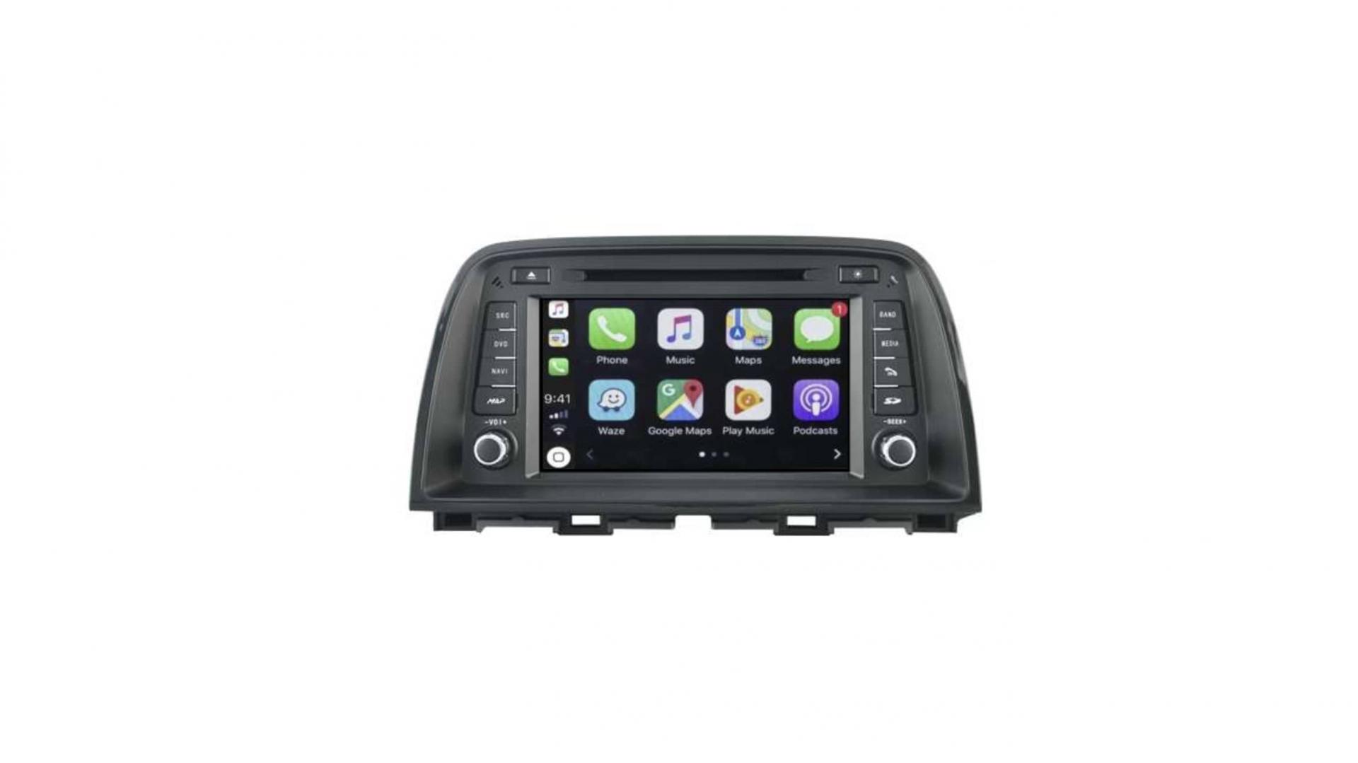 Autoradio androi d auto carplay gps bluetooth mazda cx5 et mazda6 1