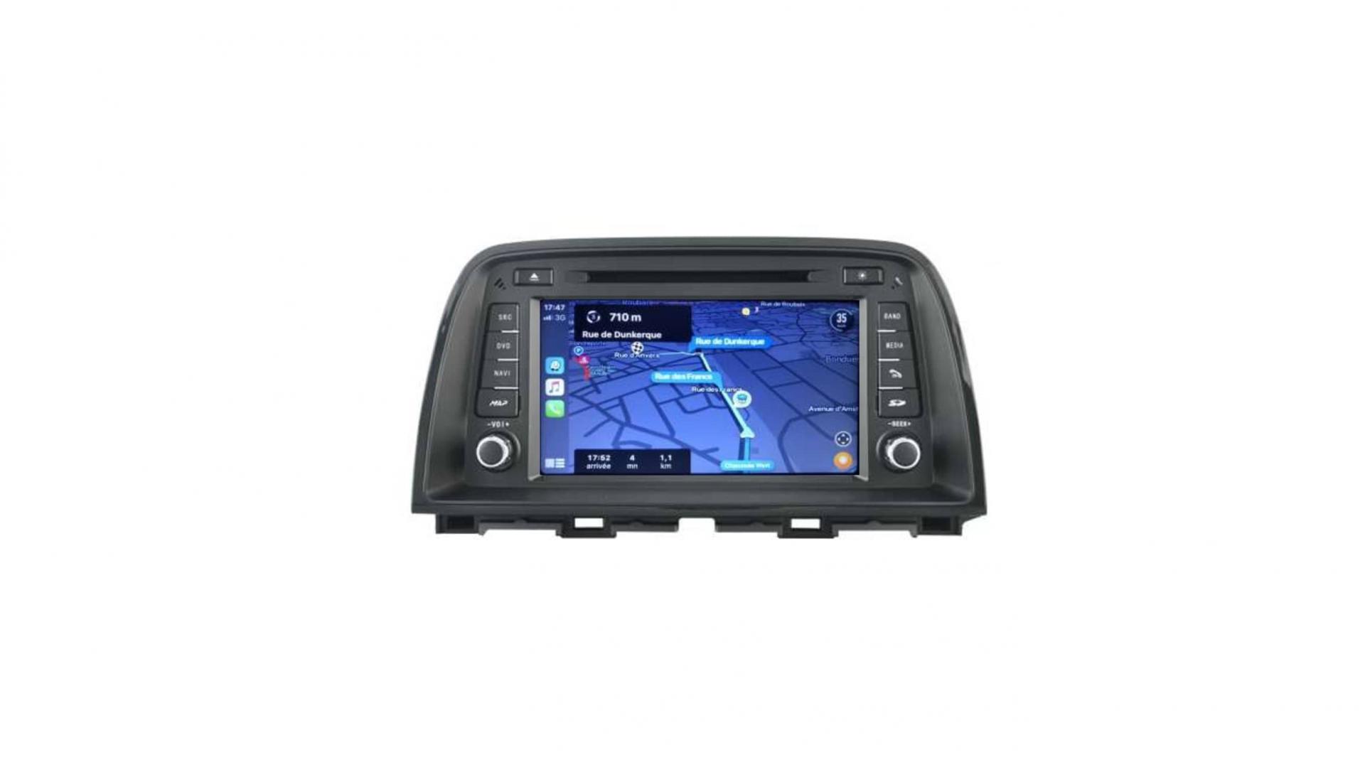 Autoradio androi d auto carplay gps bluetooth mazda cx5 et mazda6 3