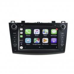 Autoradio tactile GPS Bluetooth Android & Apple Carplay Mazda 3 de 2010 à 2013 + caméra de recul