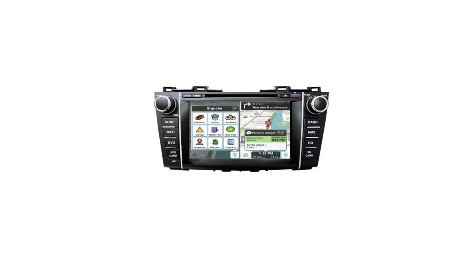 Autoradio androi d auto carplay gps bluetooth mazda5 2007 2013 4