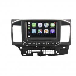 Autoradio tactile GPS Bluetooth Android & Apple Carplay Mitsubishi Lancer de 2007 à 2012 + caméra de recul