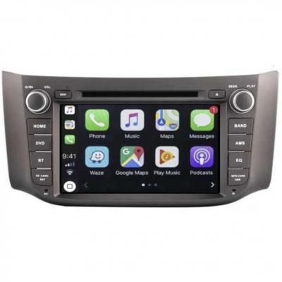 Autoradio tactile GPS Bluetooth Android & Apple Carplay Nissan Sylkphy et B17 + caméra de recul