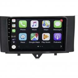 Autoradio tactile GPS Bluetooth Android & Apple Carplay Smart for two à partir de 2010 + caméra de recul