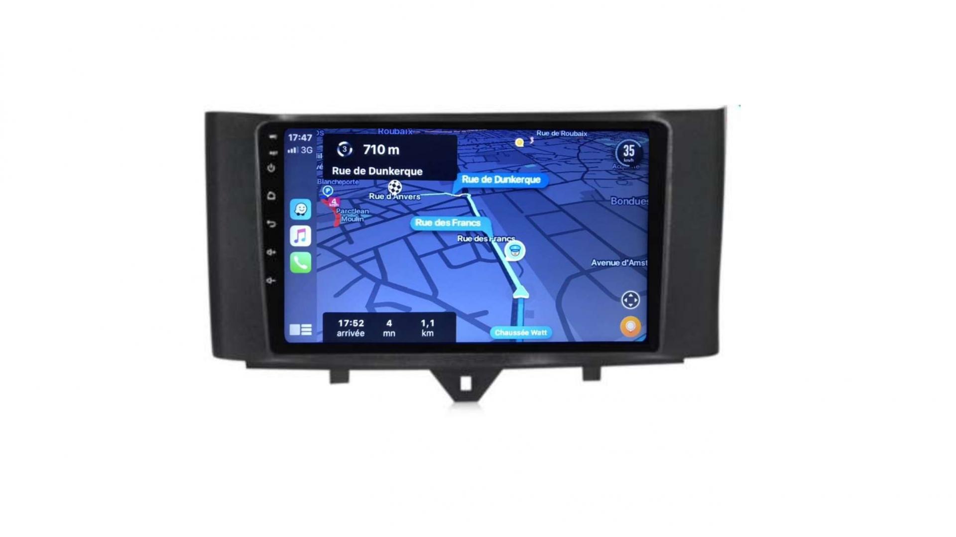 Autoradio androi d auto carplay gps bluetooth smart for two depuis 2010 3