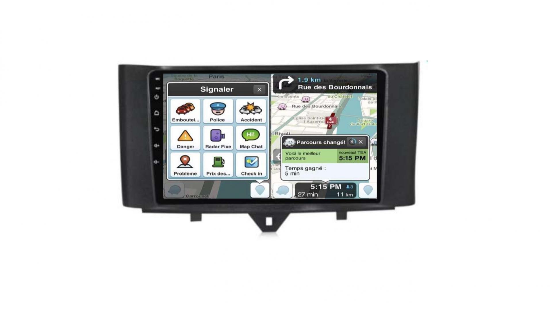 Autoradio androi d auto carplay gps bluetooth smart for two depuis 2010 4