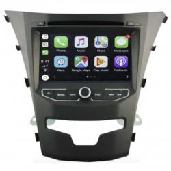 Autoradio tactile GPS Bluetooth Android & Apple Carplay Ssangyong Korando à partir de 2014 + caméra de recul