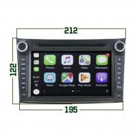 Autoradio androi d auto carplay gps bluetooth subaru legacy outback de 2010 a 2013 noir 1