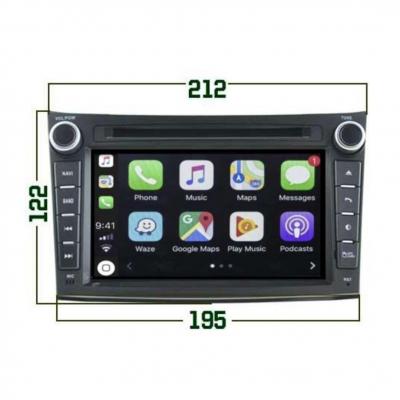 Autoradio tactile GPS Bluetooth Android & Apple Carplay Subaru Legacy, Outback de 2010 à 2013 + caméra de recul