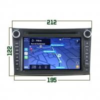 Autoradio androi d auto carplay gps bluetooth subaru legacy outback de 2010 a 2013 noir 3