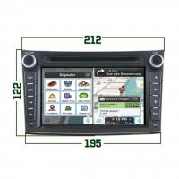 Autoradio androi d auto carplay gps bluetooth subaru legacy outback de 2010 a 2013 noir 4