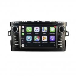 Autoradio tactile GPS Bluetooth Android & Apple Carplay Toyota Auris de 2007 à 2012 + caméra de recul