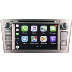 Autoradio tactile GPS Bluetooth Android & Apple Carplay Toyota Avensis de 2005 à 2008 + caméra de recul