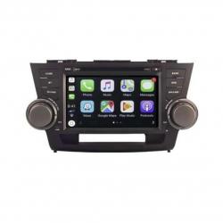 Autoradio tactile GPS Bluetooth Android & Apple Carplay Toyota Highlander de 2008 à 2013 + caméra de recul