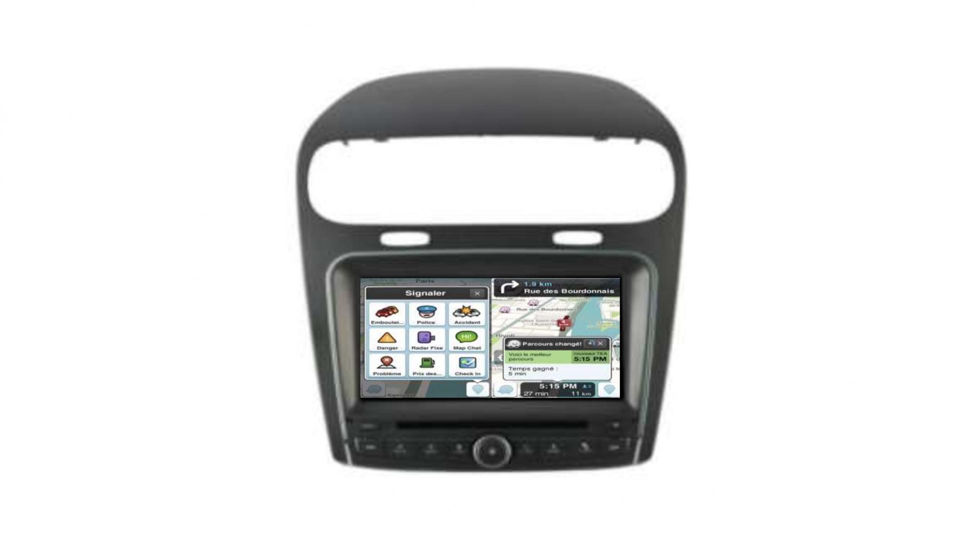 Autoradio androi d auto carplay gps dodge ram 1500 journey 4