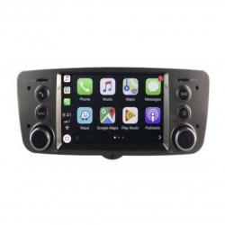 Autoradio GPS écran tactile avec boutons classique Bluetooth Android & Apple Carplay Fiat Palio et Grand Siena + caméra de recul