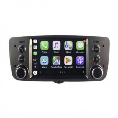 Autoradio GPS écran tactile avec boutons classique Bluetooth Android & Apple Carplay Fiat Palio et Grand Siena + caméra de recul