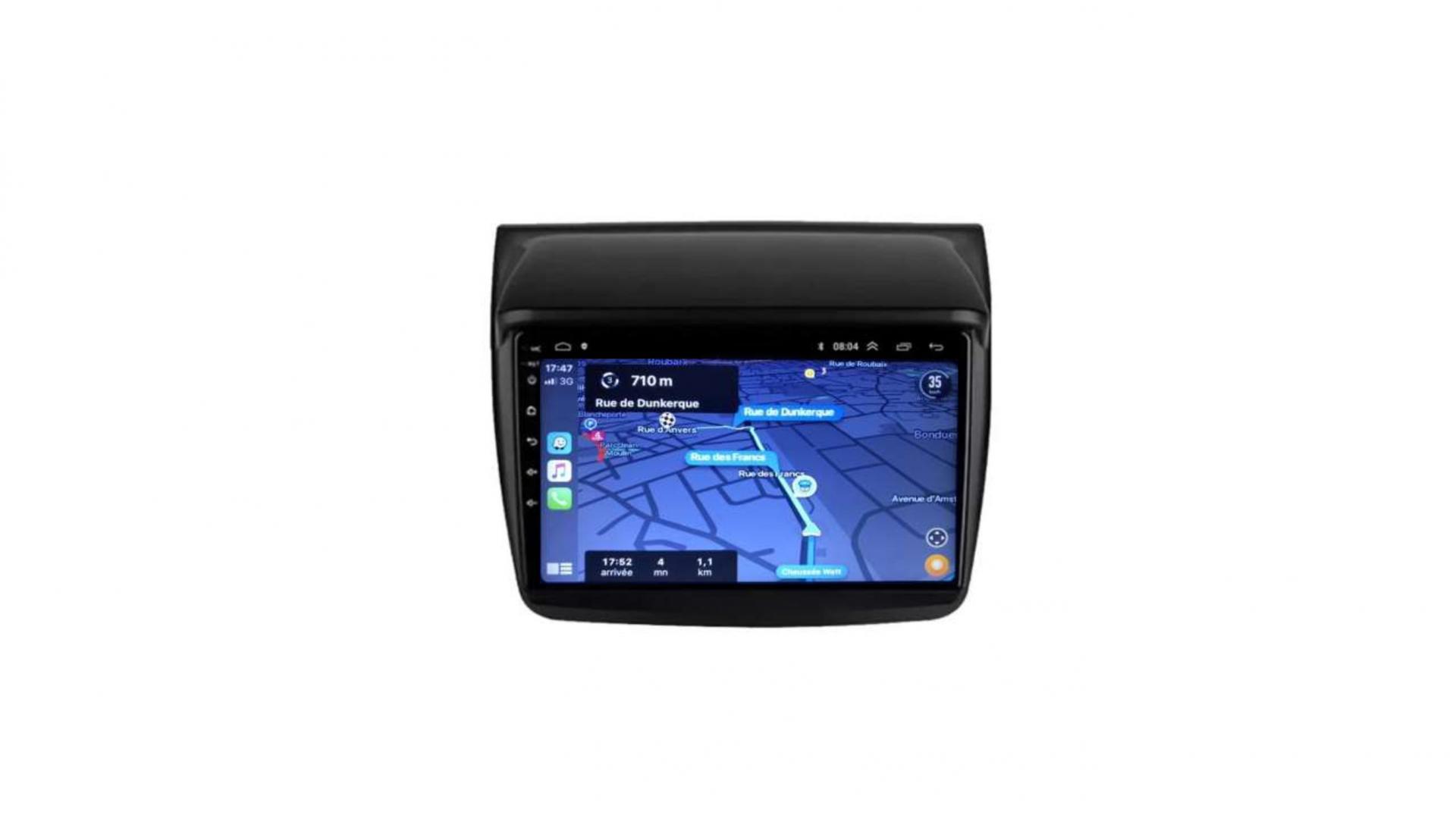 Autoradio android auto carplay gps bluetooth mitsubishi l200 pajero montero nativa et triton 13