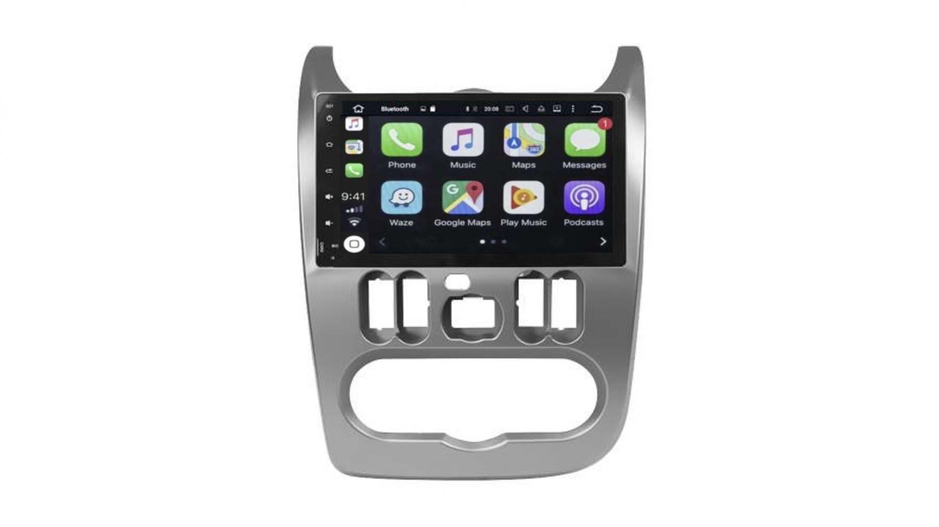 Autoradio android auto carplay gps bluetooth renault duster 1