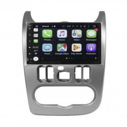 Autoradio GPS Renault Duster Largus Dacia Logan et Sandero de 2009 à 2015 écran entièrement tactile Bluetooth Android & Apple Carplay + caméra de recul