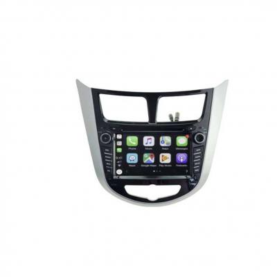 Autoradio tactile GPS Bluetooth Android & Apple Carplay Hyundai Accent, Solaris et Verna + caméra de recul