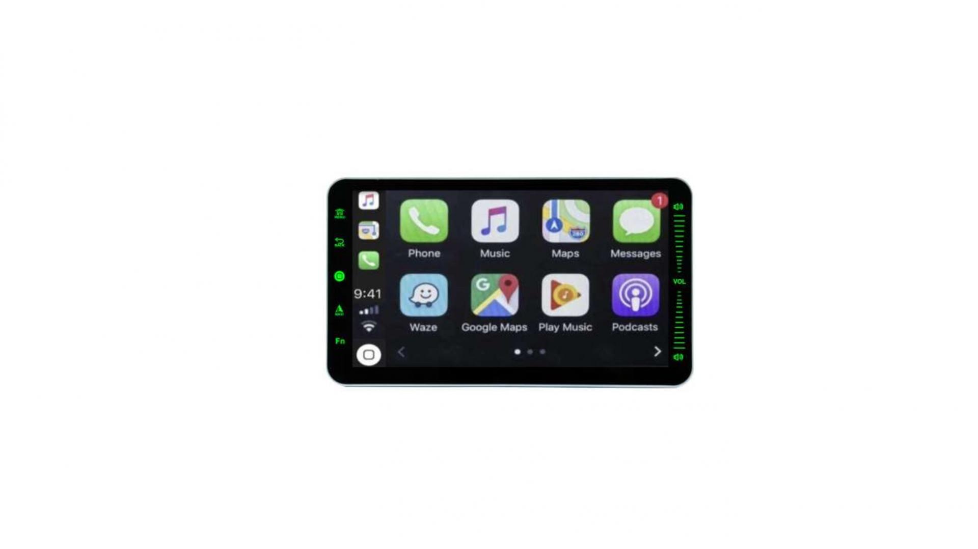 Autoradio full tactile gps bluetooth android apple carplay 1din et camera de recul 01 
