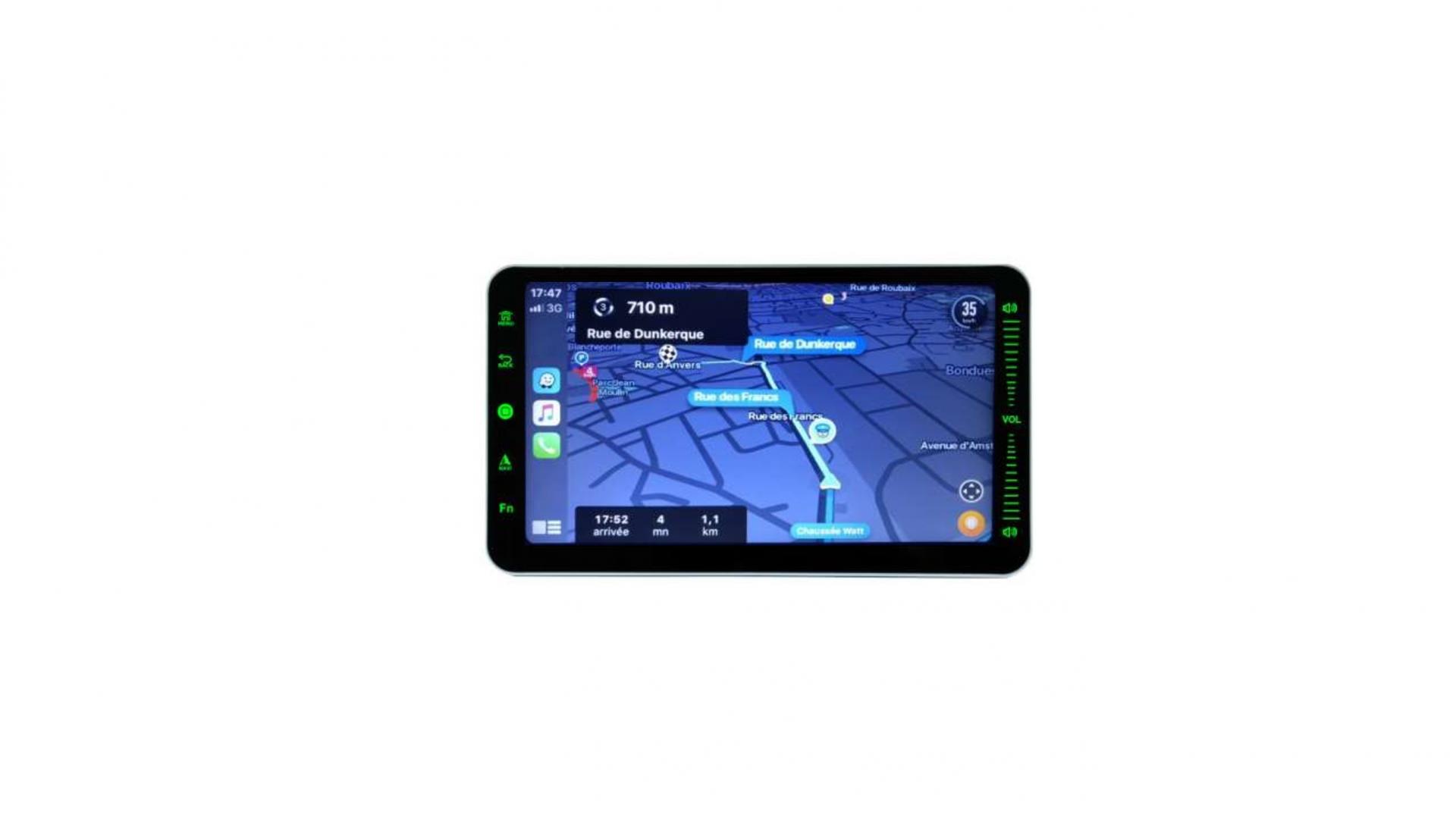 Autoradio GPS tactile Bluetooth Android & Apple Carplay 1DIN +