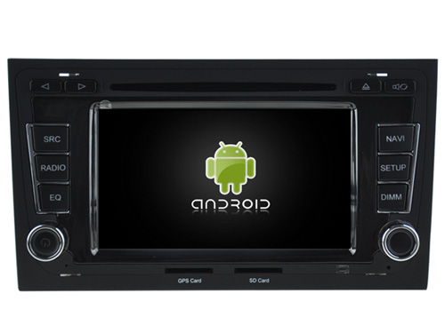 Autoradio gps bluetooth android audi a4 s4 rs4 camera de recul commande au volant ipod tv dvbt 3g 4g pas cher wifi poste usb sd tnt double 2 din tactile canbus mirror link iphone s